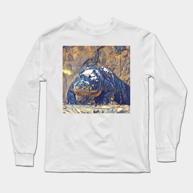 American Alligator Long Sleeve T-Shirt by Sharonzoolady